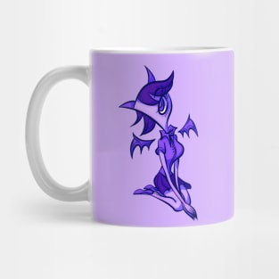 Cute Purple Horned Devil Mug